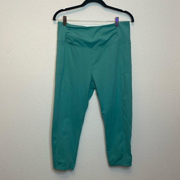 Free People Pants - Free People FP Movement Teal Cropped Leggings Size Large